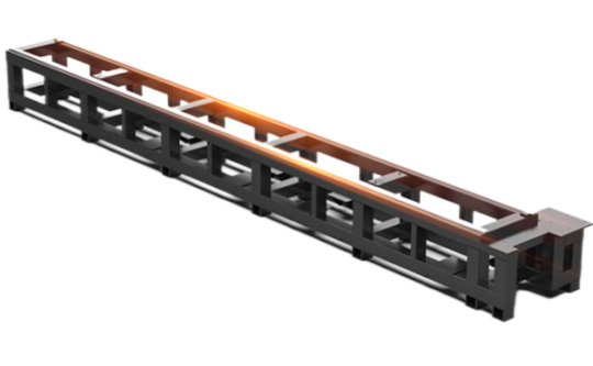 Heavy duty square tube welding bed